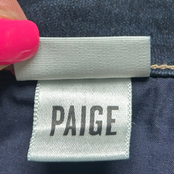 Paige High Rise Manhattan Gardena Bootcut Jeans Size 32 - Picture 8 of 9